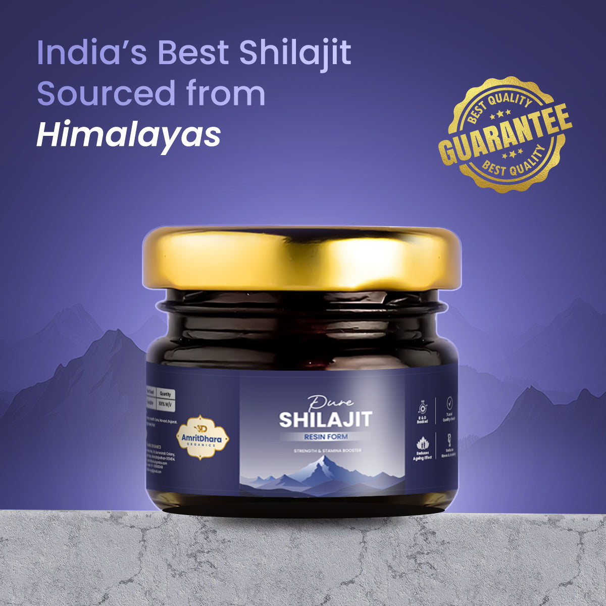 Himalayan Shilajit – Natural Resin (100% Pure)